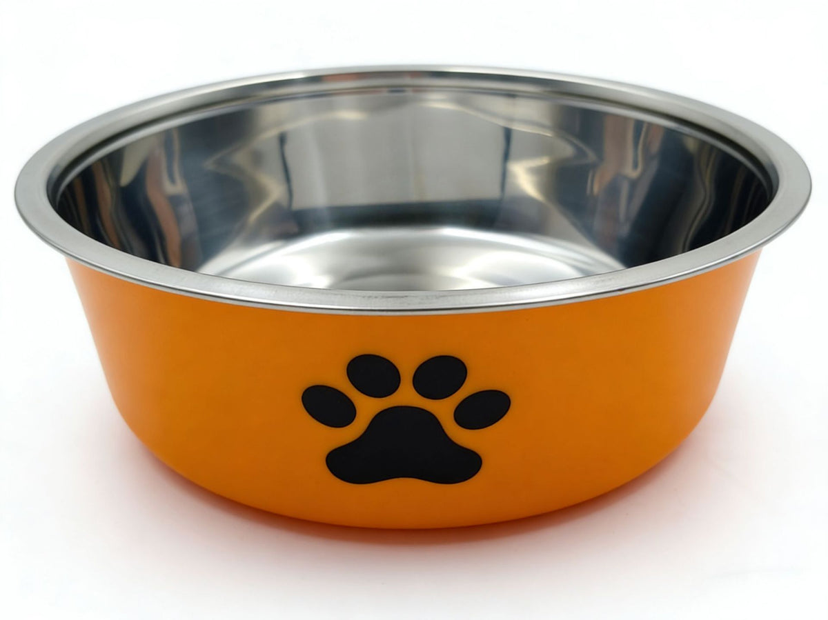 Stainless Steel Pet Bowl, Double-Layer Plastic Dog Bowl, Cat Bowl, Feeding Bowl for Food and Water, Pet Feeding Bowl, Cat Bowl Wholesale