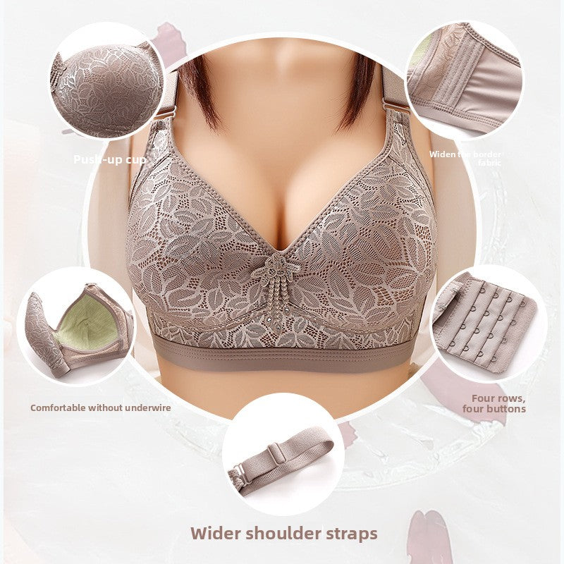 Plus Size Wireless Adjustable Comfort Bra