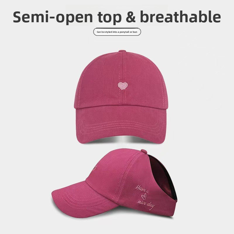 Embroidered Sun Protection Baseball Cap