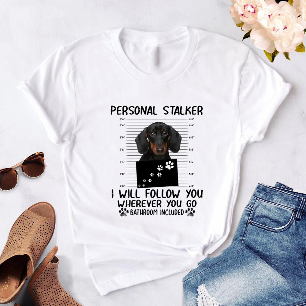 Dachshund Printed Women Tshirt