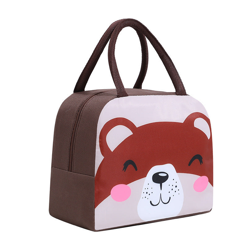Cartoon Insulated Lunch Bag with Aluminum Foil