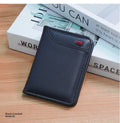Vertical Multi Slot PU Card Holder Wallet