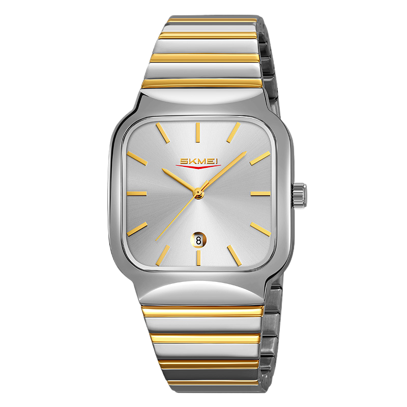 Square-shaped men's and women's watches
