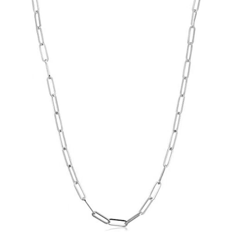 Checkered Cross Pendant Necklace with Square Chain