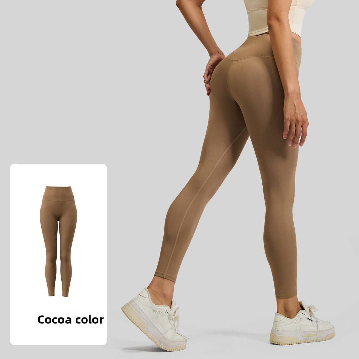 Seamless High Waist Yoga Pants with Peach Butt Enhancement