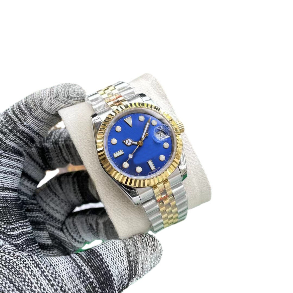Unisex Stainless Steel Quartz Watch with Waterproof Design