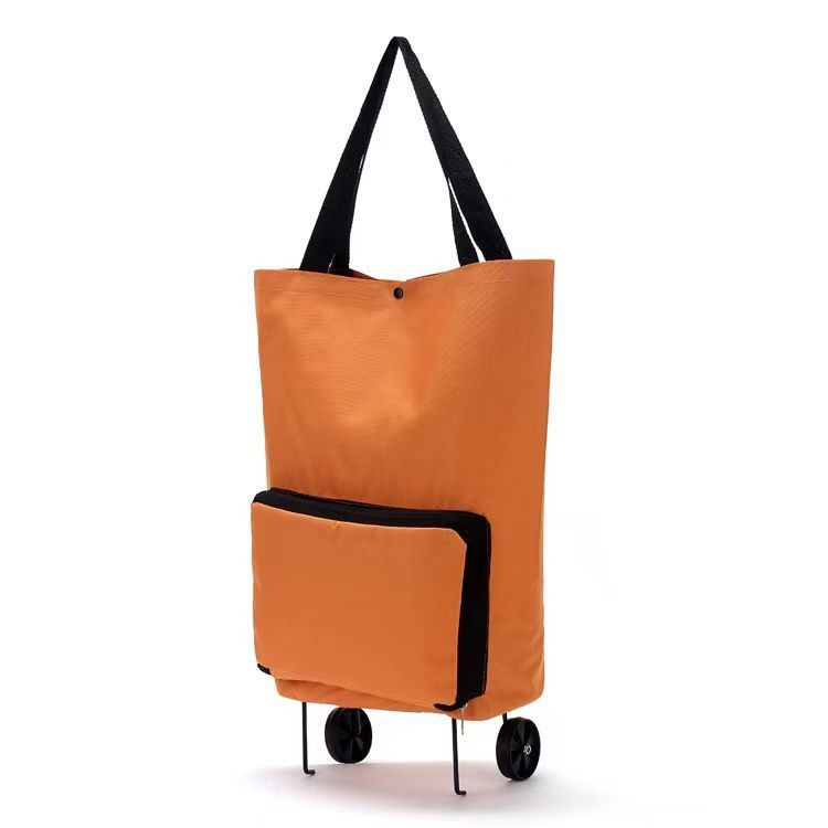 Foldable Telescopic Shopping Cart with Wheels