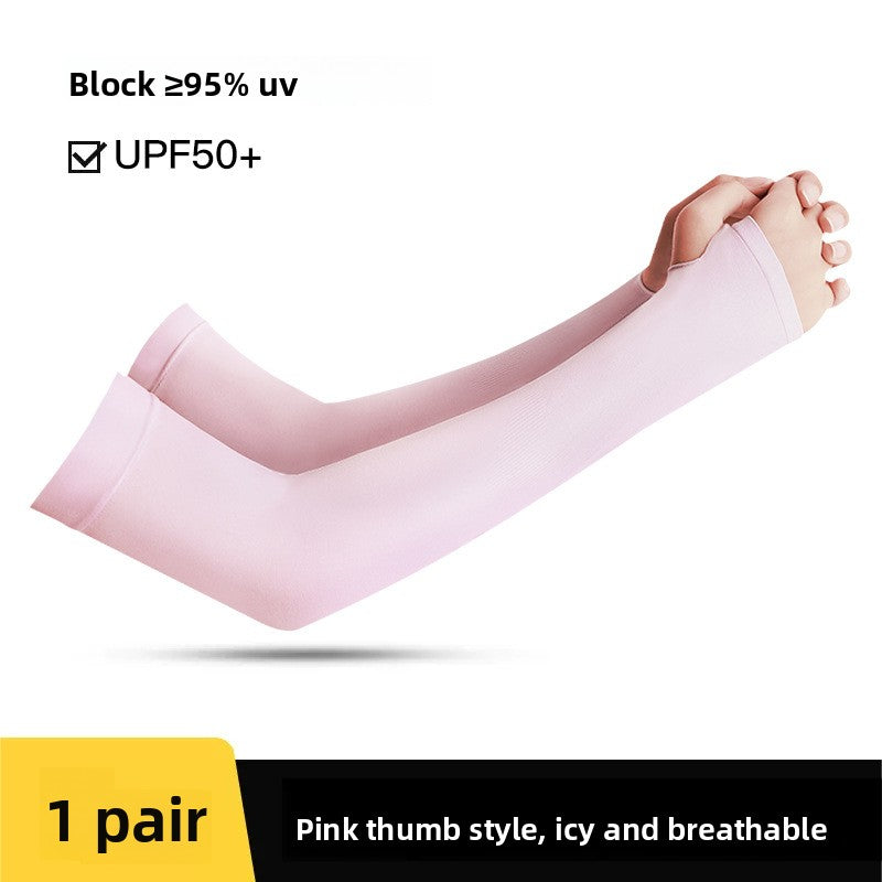 Unisex UV Protection Ice Sleeves for Outdoor Activities
