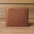 Mens Genuine Leather Horizontal Wallet