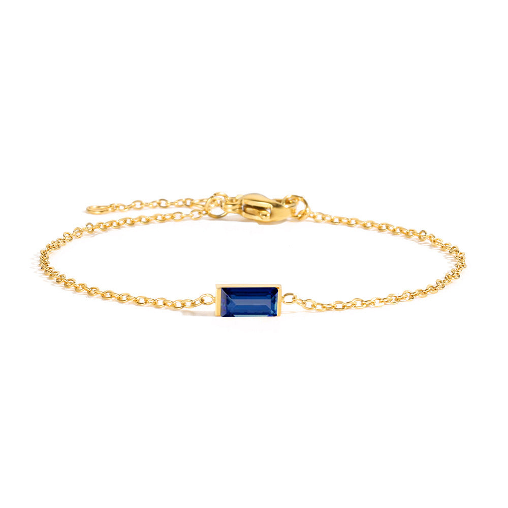 Zirconium Titanium Steel Geometric Bracelet