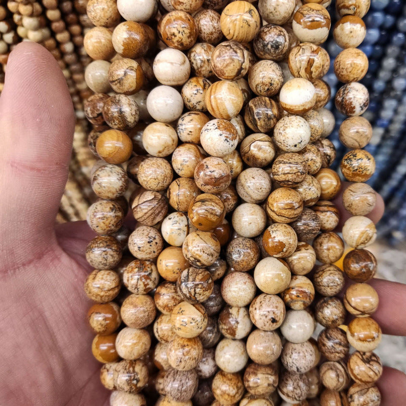 Natural Stone Crystal Loose Beads DIY Jewelry Making Accessories