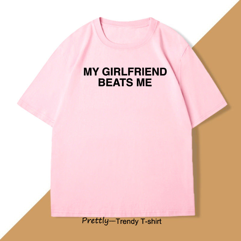 Humorous Graphic Cotton T-Shirt for Men