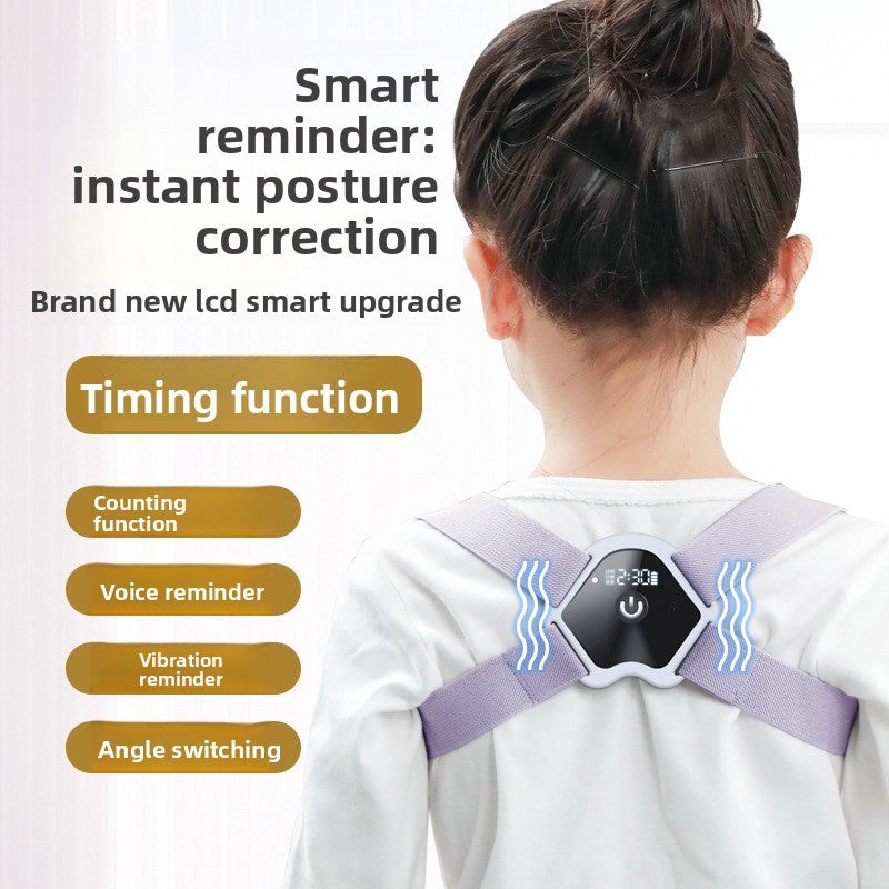 Intelligent Posture Corrector with LCD Display