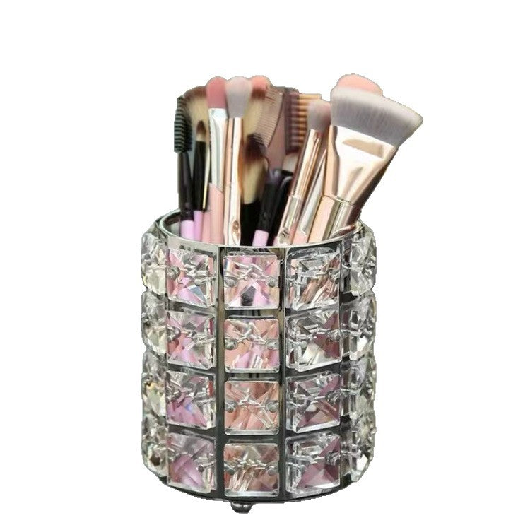 Crystal Tissue Box Household Creative Dining Table High-end Paper Storage Box