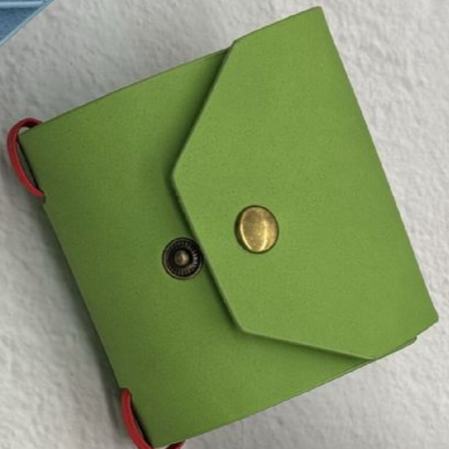 Magnetic Closure Leather Cash Wrap Wallet