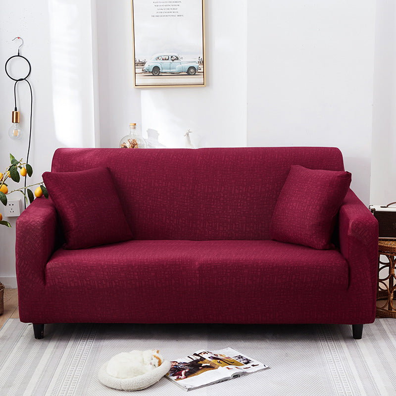 Universal elastic sofa cover
