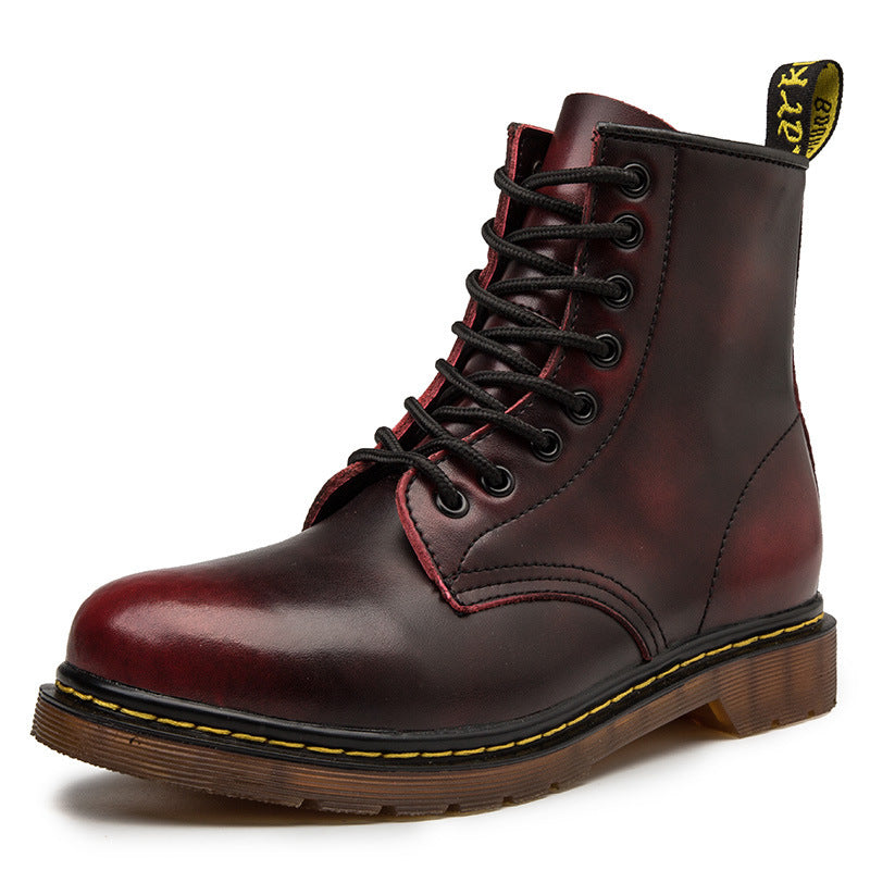 men's large-size mid-top work boots