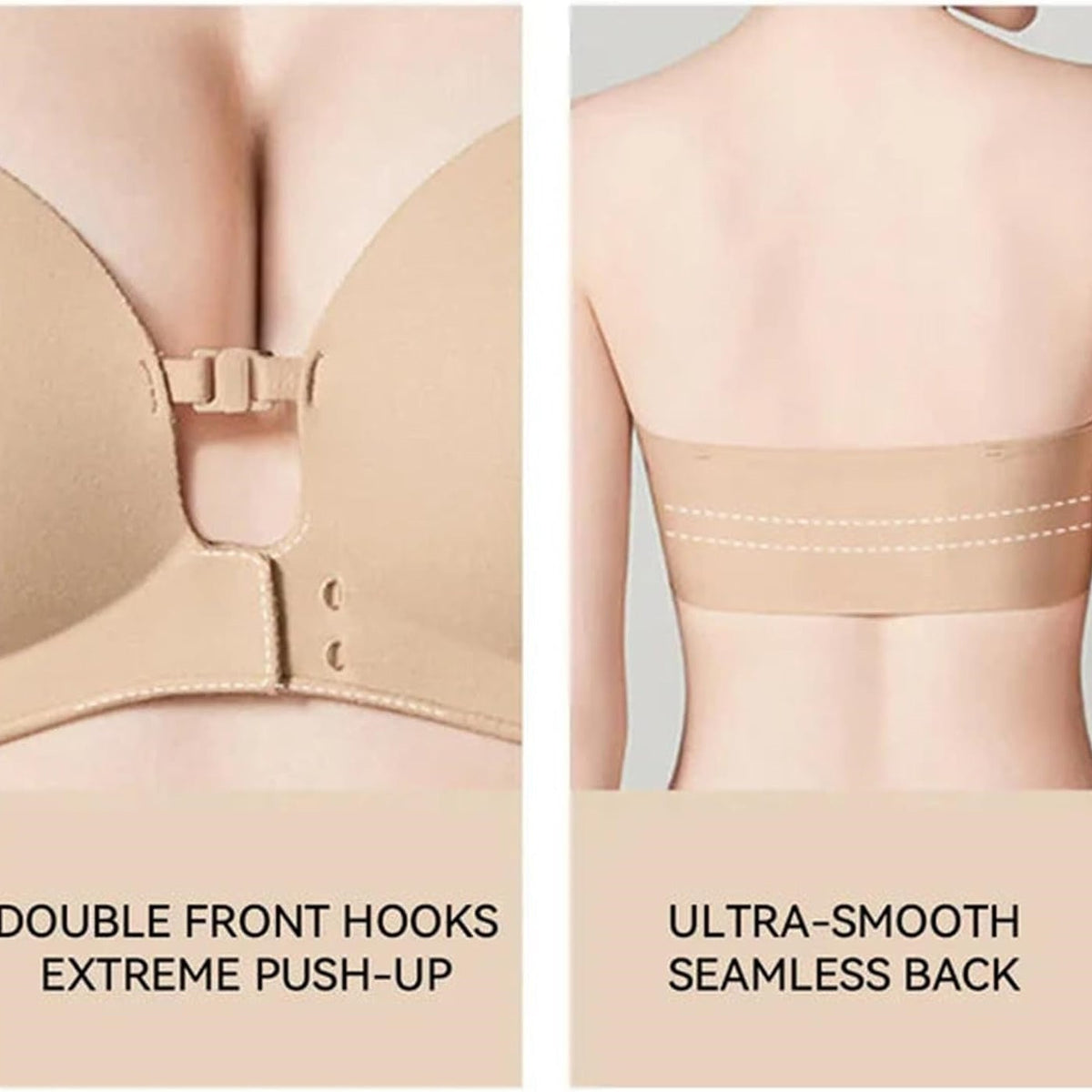 Convertible Strapless Push Up Bra