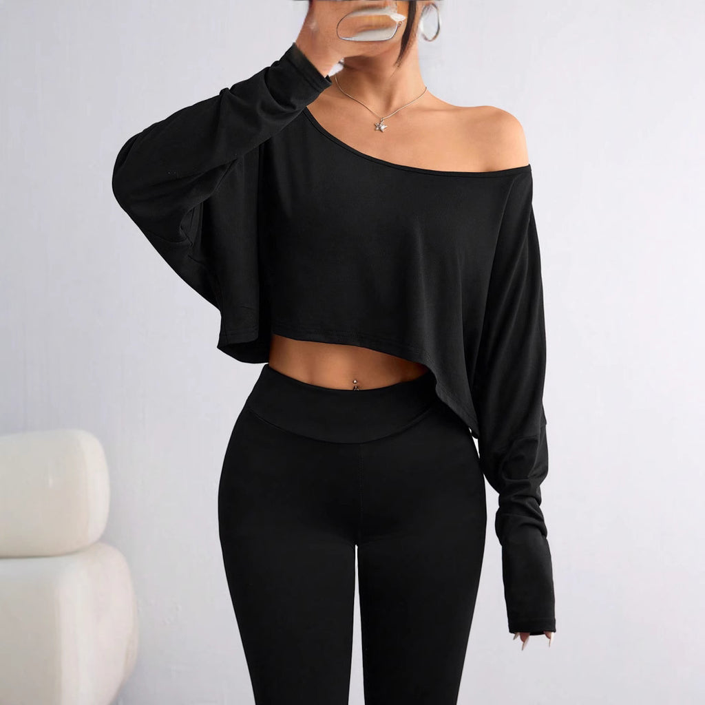 Womens Off Shoulder Loose Fit Tshirt