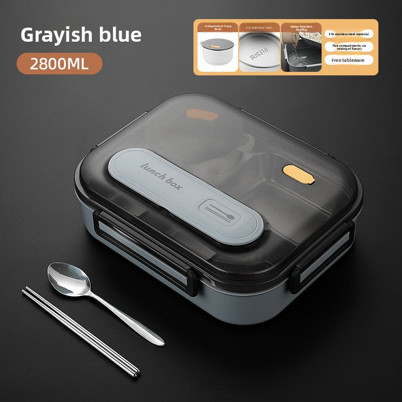 Stainless Steel Insulated Lunch Box with Soup Cup