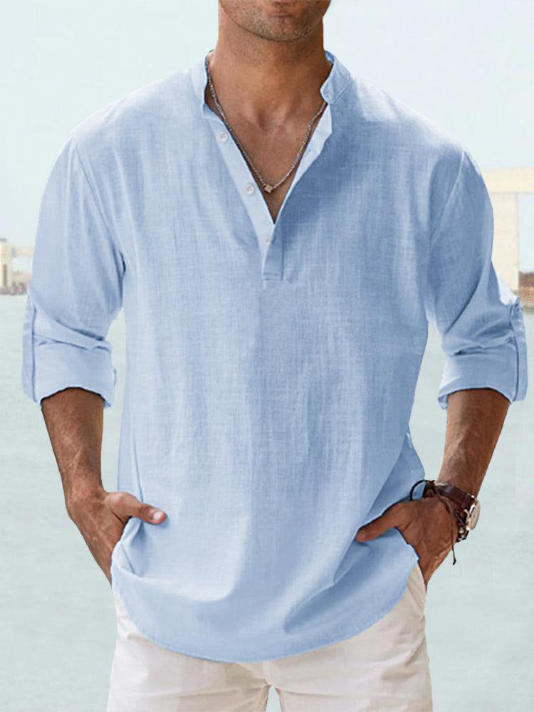 Loose-fit shirt casual T-shirt for men