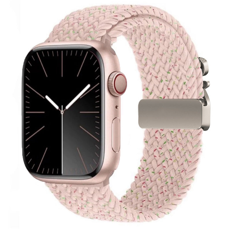 Braided Nylon Apple Watch Strap with Parachute Buckle