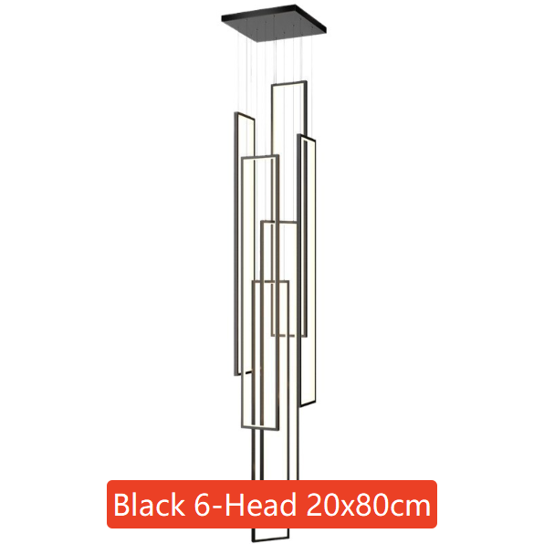 Modern Rectangular LED Chandelier