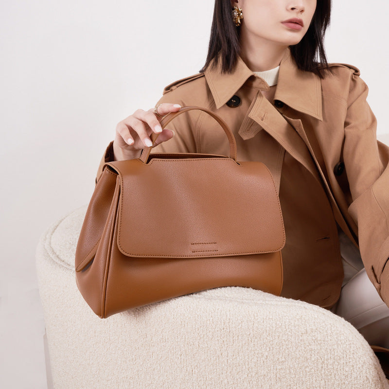 Soft Leather Shoulder Crossbody Bag