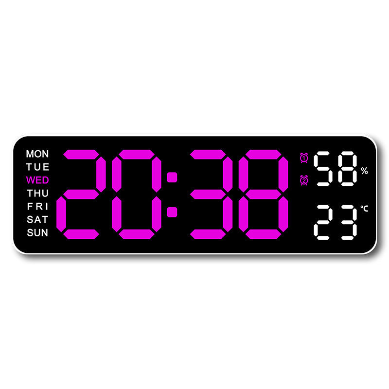 5503 Cross-Border Hot-Selling Electronic Clock, Simple Multi-Functional Clock, Rectangular Large Font Alarm Clock, Can Be Hung or Stood Upright