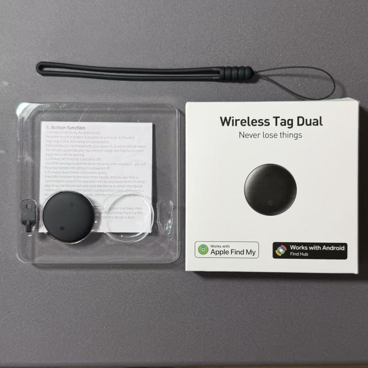 Wireless Bluetooth Tracking Locator for Keys Wallet Luggage