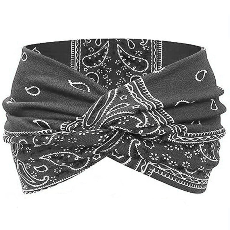 Elastic Wide Sports Hairband for Women