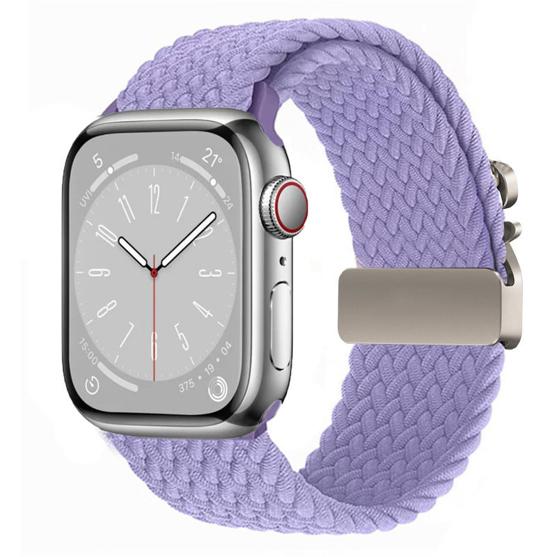 Braided Nylon Apple Watch Strap with Parachute Buckle