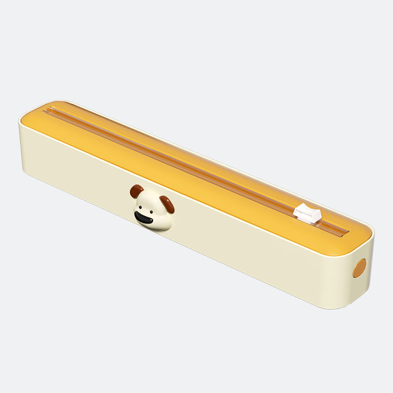 Adjustable Kitchen Wrap Cutter with Storage