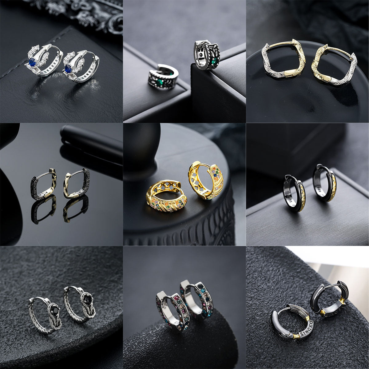 Fashion Unisex Earrings Ear Clips Trendy Jewelry Accessories