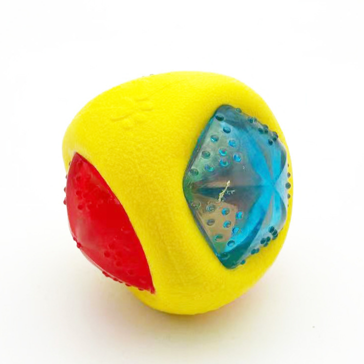 Glow in the Dark Chew Resistant Rubber Pet Training Ball
