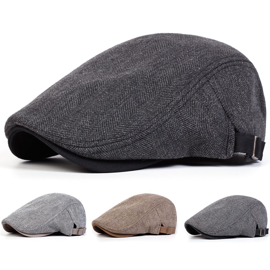 Retro Peaked Cap Cross-Border New Fashion Casual Middle-Aged and Elderly Beret Hat