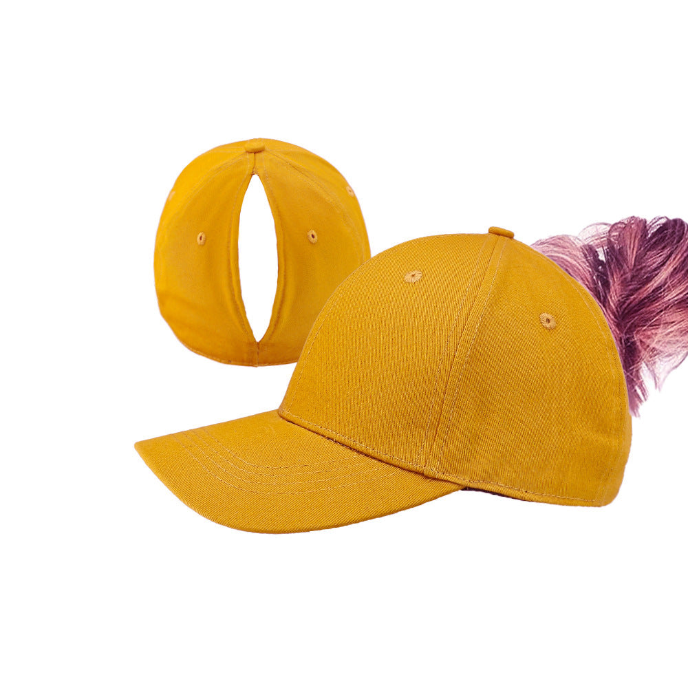 Magnetic Ponytail Baseball Cap for Women
