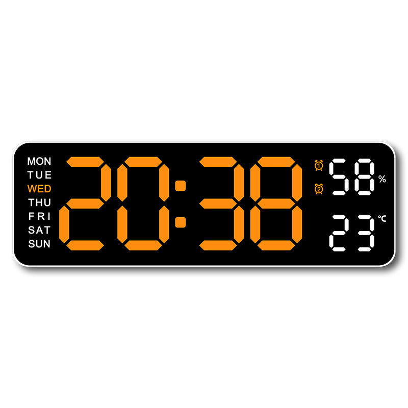 5503 Cross-Border Hot-Selling Electronic Clock, Simple Multi-Functional Clock, Rectangular Large Font Alarm Clock, Can Be Hung or Stood Upright