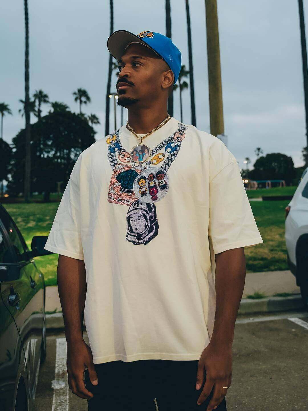 Graphic Print Cotton T-Shirt