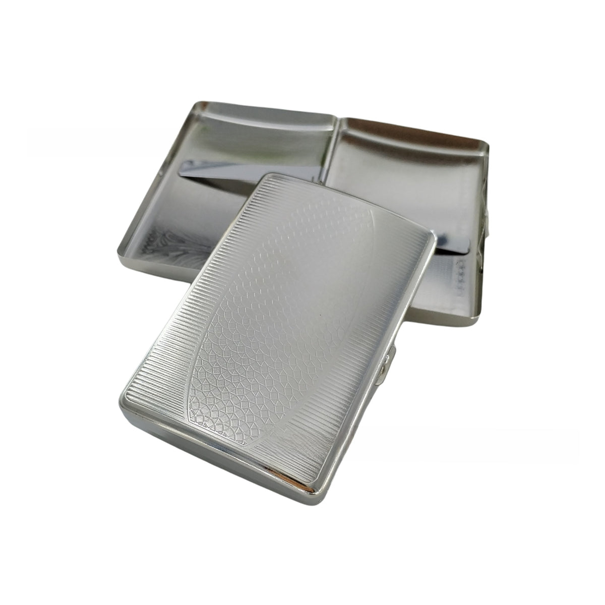 Embossed Metal Cigarette Case for Men and Women