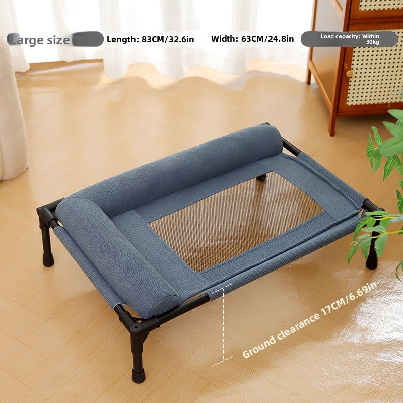 Breathable Pet Camp Bed for Dogs and Cats