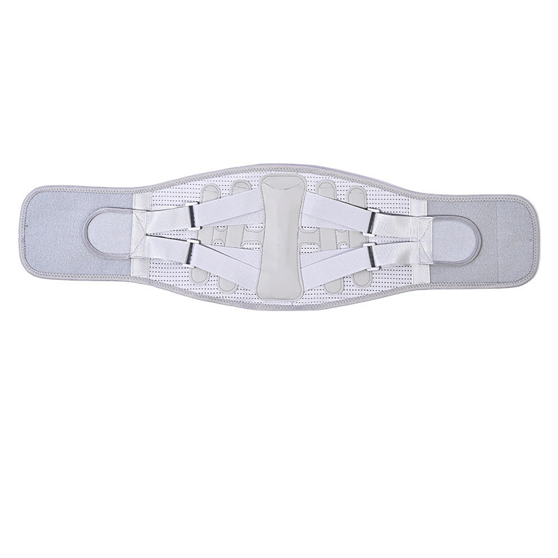 Adjustable Lumbar Support Belt with Steel Plates