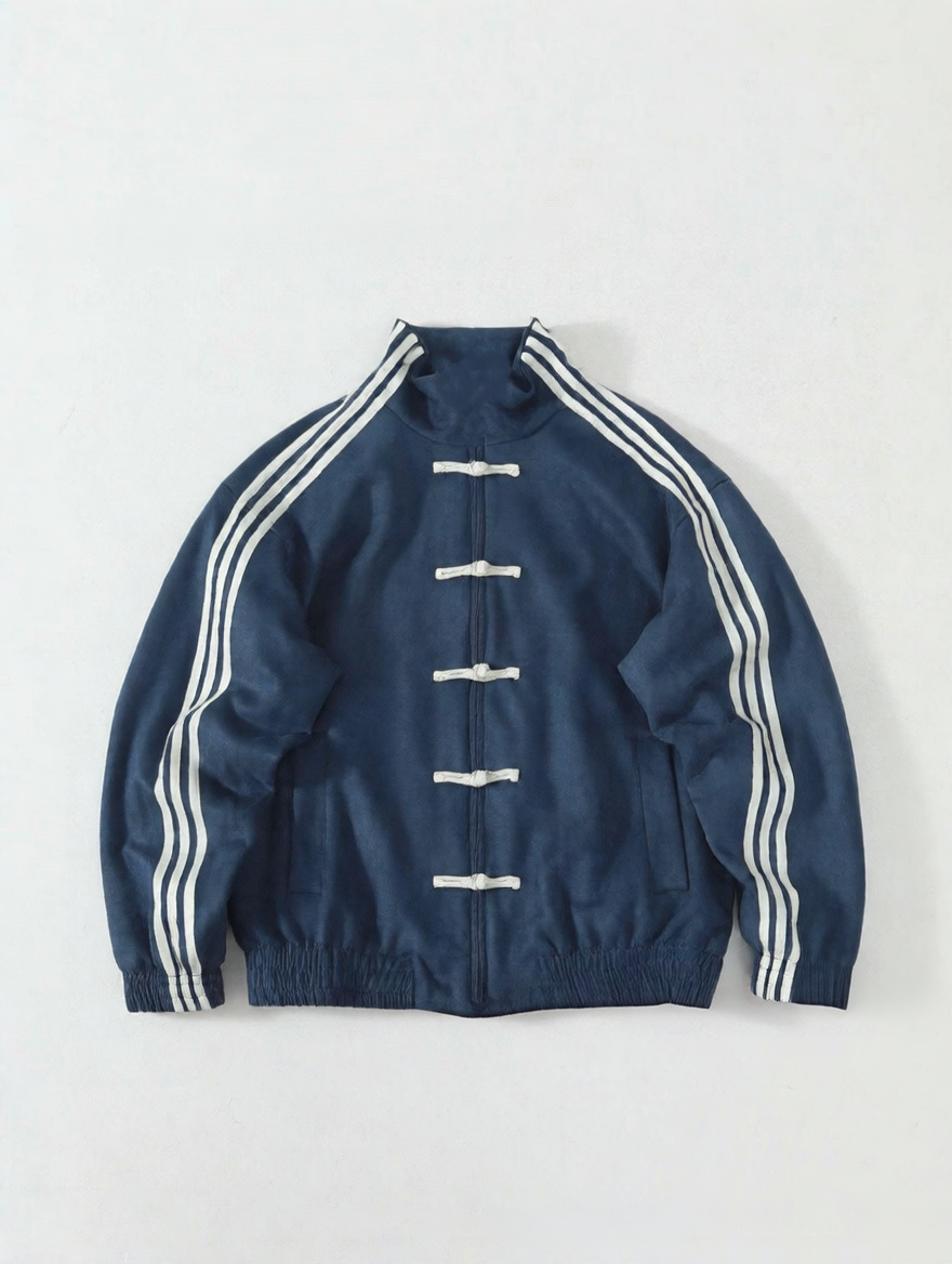Men's and women's stand-up collar jackets