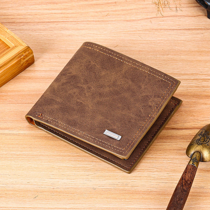 Classic Bi-fold Mens Wallet with Card Slots