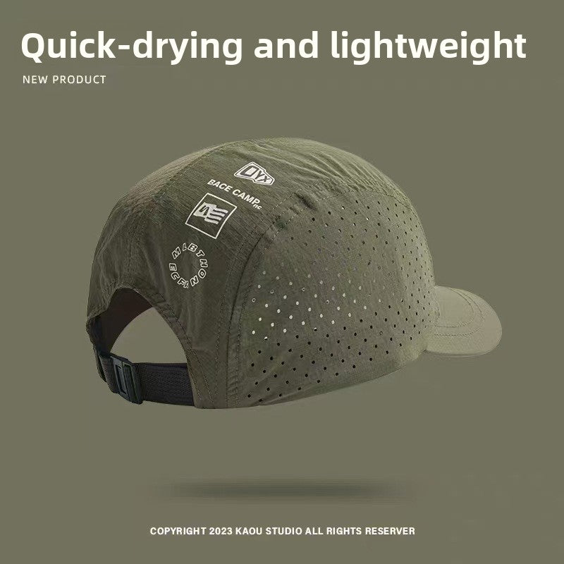 Mesh Baseball Cap with Adjustable Strap