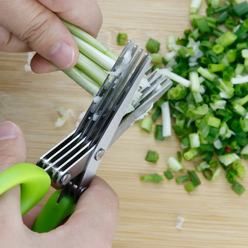 Kitchen Stainless Steel Onion Scissors, Multifunctional Cilantro Accessories Scissors