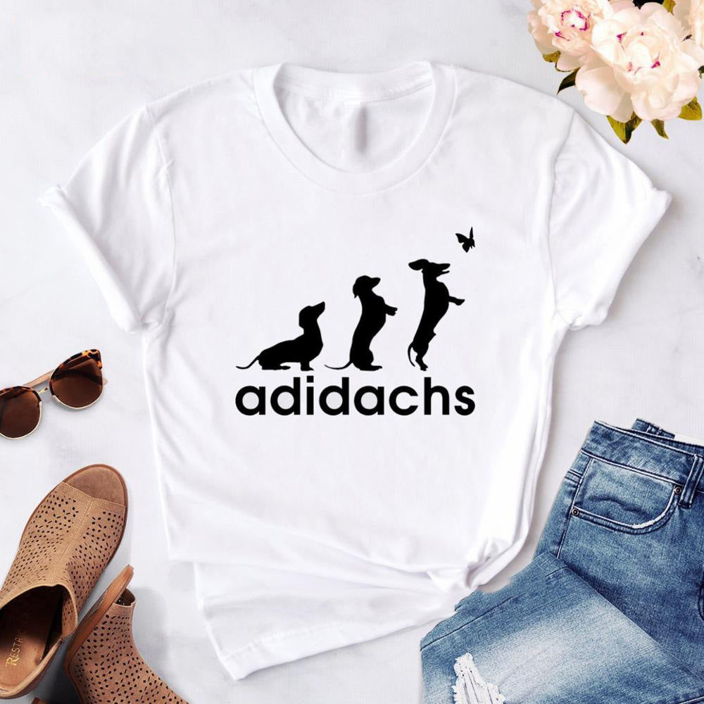 Dachshund Printed Women Tshirt