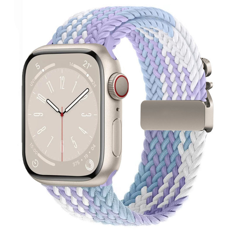 Braided Nylon Apple Watch Strap with Parachute Buckle