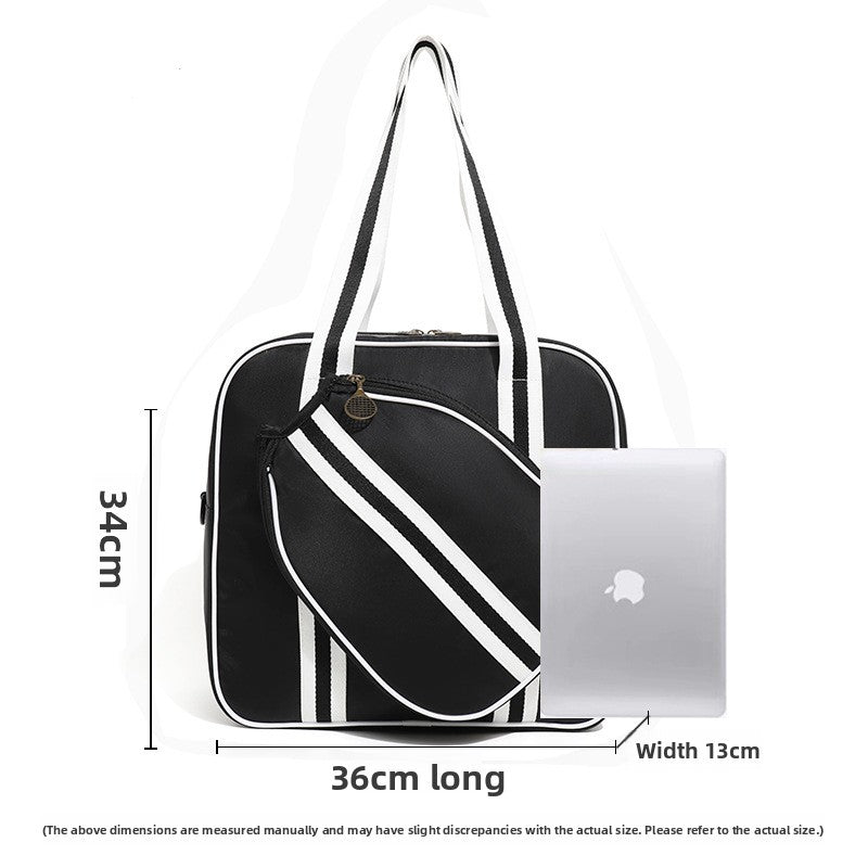 Dual Shoulder Sports Bag with Shoe Compartment