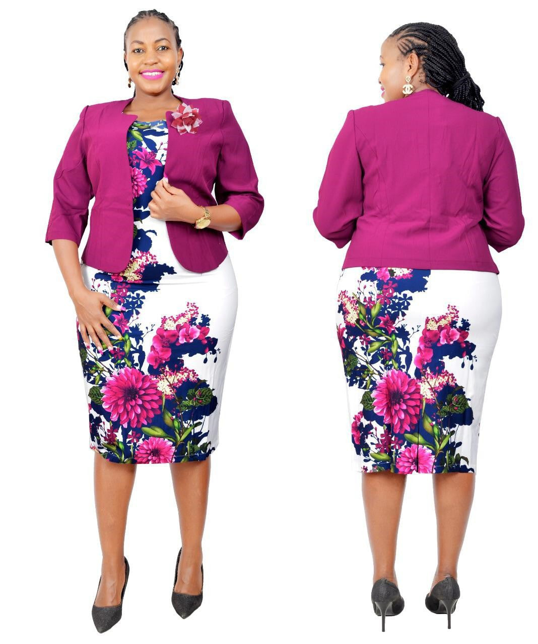 African plus-size women's dresses